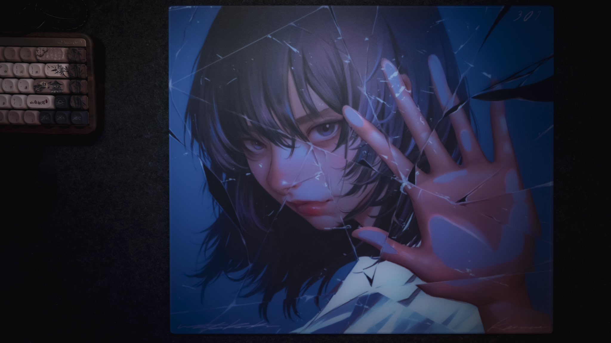 KANAMI SAI Ⅱ Kanami Sai - Limited Edition Glass Mousepad (Factory
