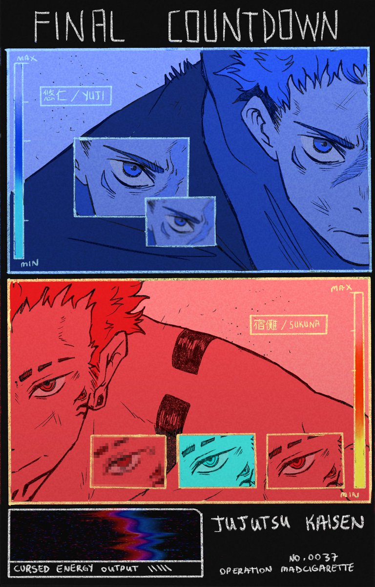 madc1gar3tte's tweet photo. the final countdown
#madcigdraws #JujutsuKaisen #itadoriyuji #sukunaryomen https://t.co/KCfBbzgNUE