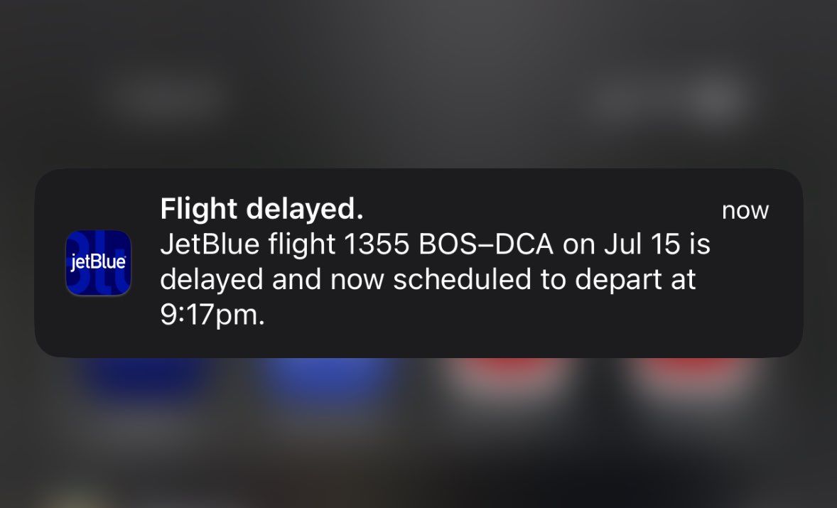 ahc11's tweet photo. Poor form @JetBlue … tonight’s flight from BOS to DCA — plane is here. We were supposed to take off at 7:10. At 7:20 you tell us that the pilots are coming from Buffalo but their flight hasn’t taken off yet and won’t be here until 8:30 - 8:40. Really??? You didn’t know earlier? https://t.co/Jj8vNc5Zo3