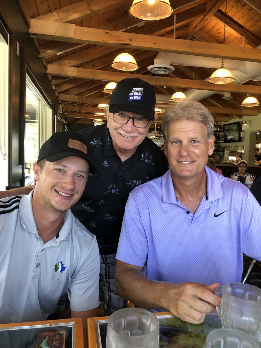 In Prince George with Canuck alumni.