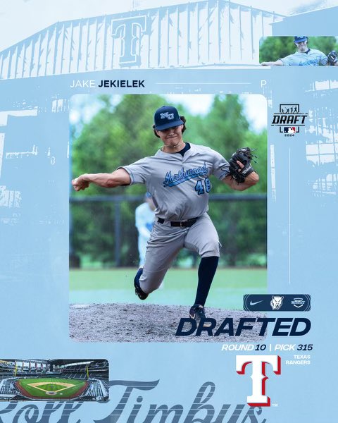 Why get one former baseball player drafted when you can get two?!?!?! 

Jake Jekielek get drafted by the Texas Rangers In 2024 MLB Draft!

Congrats Jake!!!!

gonorthwood.com/x/f190z