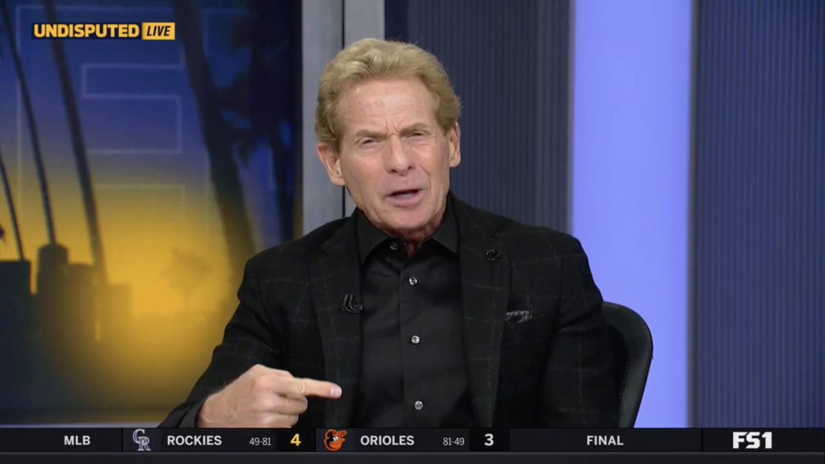 ClutchPoints's tweet photo. Skip Bayless will be leaving Fox Sports and “Undisputed” after eight years with the company, per @nypost.

Where should Skip go? 🤔 https://t.co/6G5adgvDQo