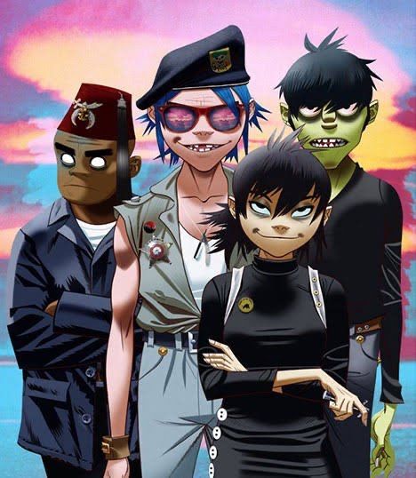 qrpress_'s tweet photo. Gorillaz https://t.co/2yQUeN49or