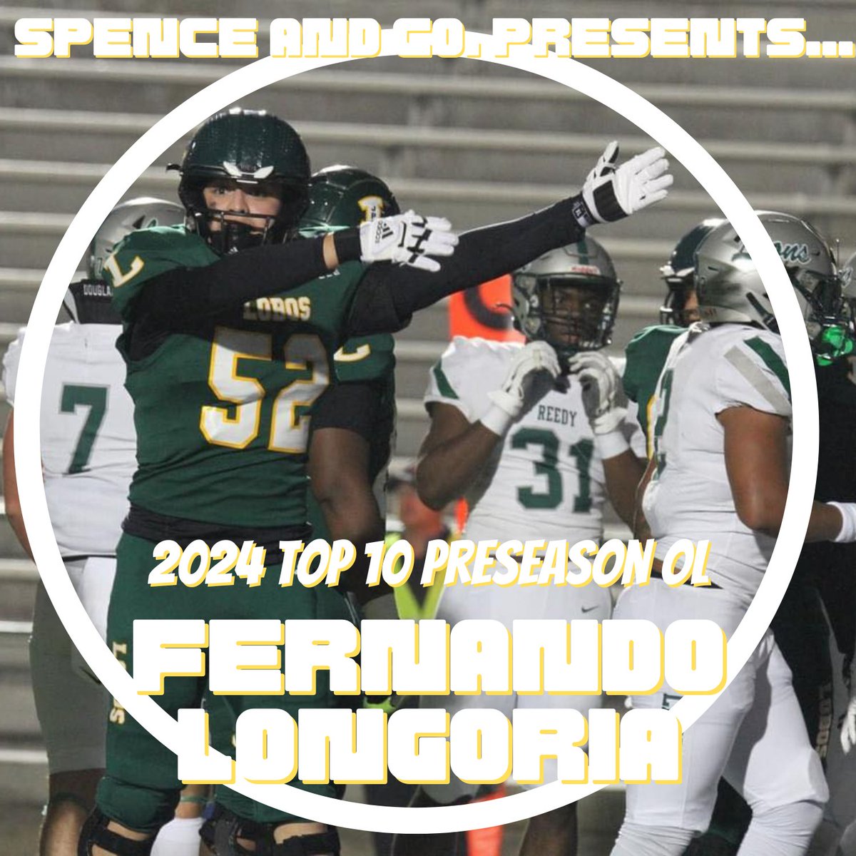 SpenceandCoPod's tweet photo. 2024 Top 10 Preseason East Texas Offensive Linemen
https://t.co/R8dgOyfd4Y

10. @LGjohnathan54
9. Nick Wallace
8. @FernandoLongo25 
7. @BaylynnWilliams https://t.co/HKlmh3NXny