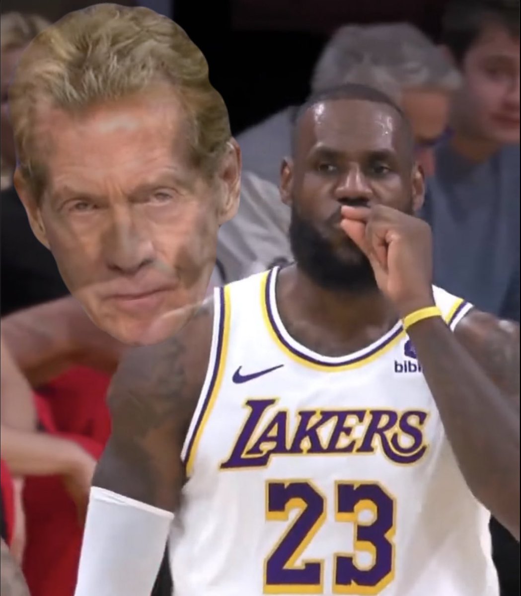 LakeShowYo's tweet photo. Skip Bayless is done https://t.co/oDFjWYp56E