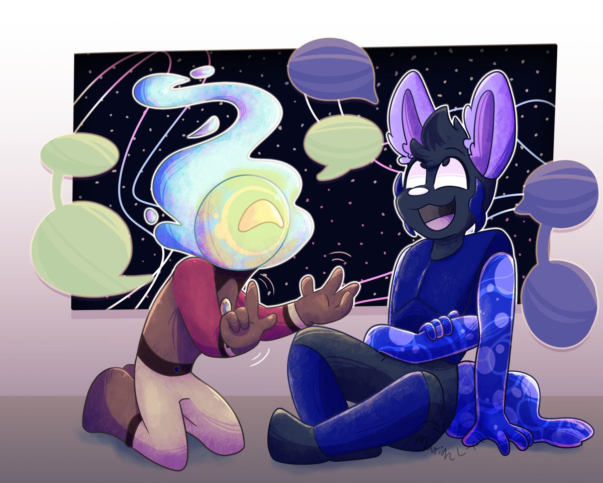 _0Creation0_'s tweet photo. [4/10] For Artfight!
Definitely is my favorite piece so far. My Hubble really loves making new friends, especially when they're out of this world!
🫶 https://t.co/jxPnvc6c8p