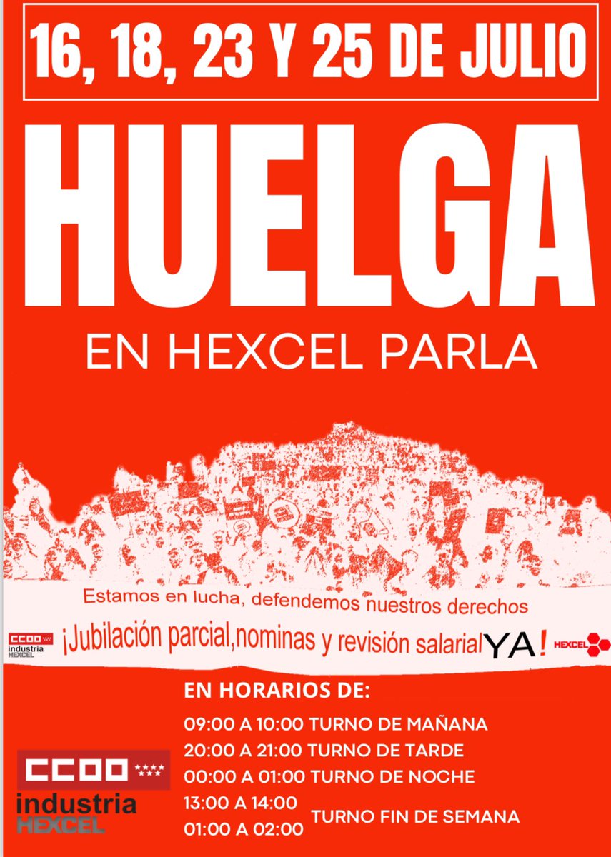 Hexcomite's tweet photo. GRACIAS! 

Gracias a tod@s l@s compañer@s del turno de noche por demostrar una vez más que los derechos no llueven del cielo sino que se defienden y pelean a diario. 

Seguimos a las 9 de la mañana con el “turno de mañana”

Que viva la lucha de la clase obrera! https://t.co/3HySPDLSdb