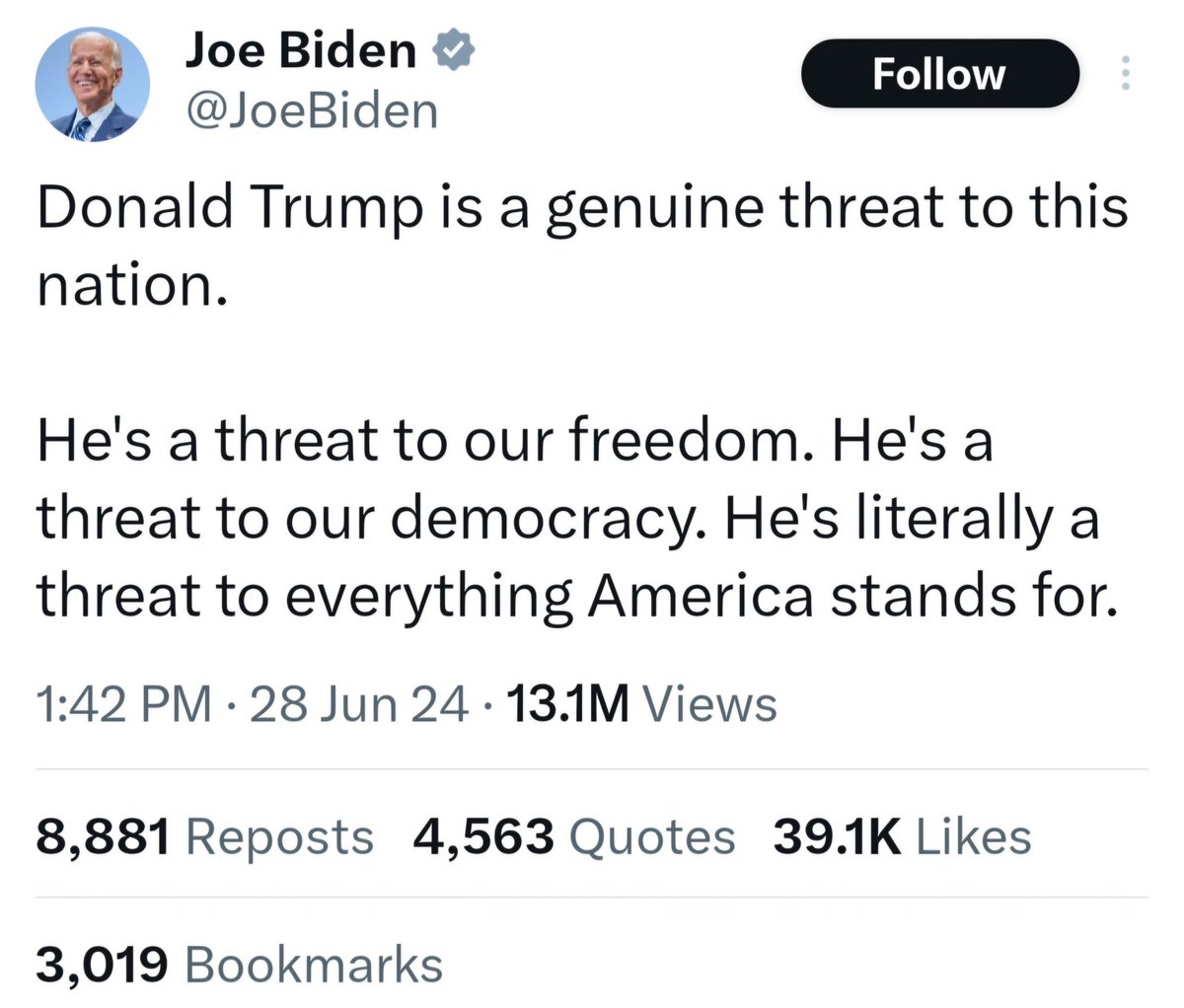GutsyDad's tweet photo. Sounds like the two party system was trying to get another Republican in office in 2024... https://t.co/owRA9n7YQe