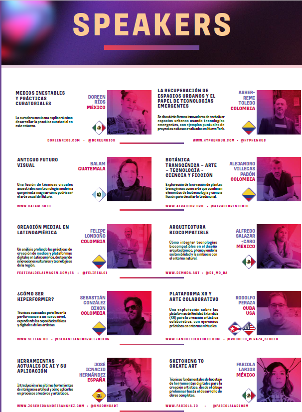 UNESCOgt's tweet photo. #ArtTec, un evento sin precedentes que reúne a artistas, galeristas, creadores, profesionales y apasionados del #arte para sumergirse en el fascinante mundo de los Nuevos Medios.
🤝 ¡No te pierdas esta oportunidad única de impulsar la #IndustriaCreativa y cultural en #Guatemala! https://t.co/eJavWNXV79