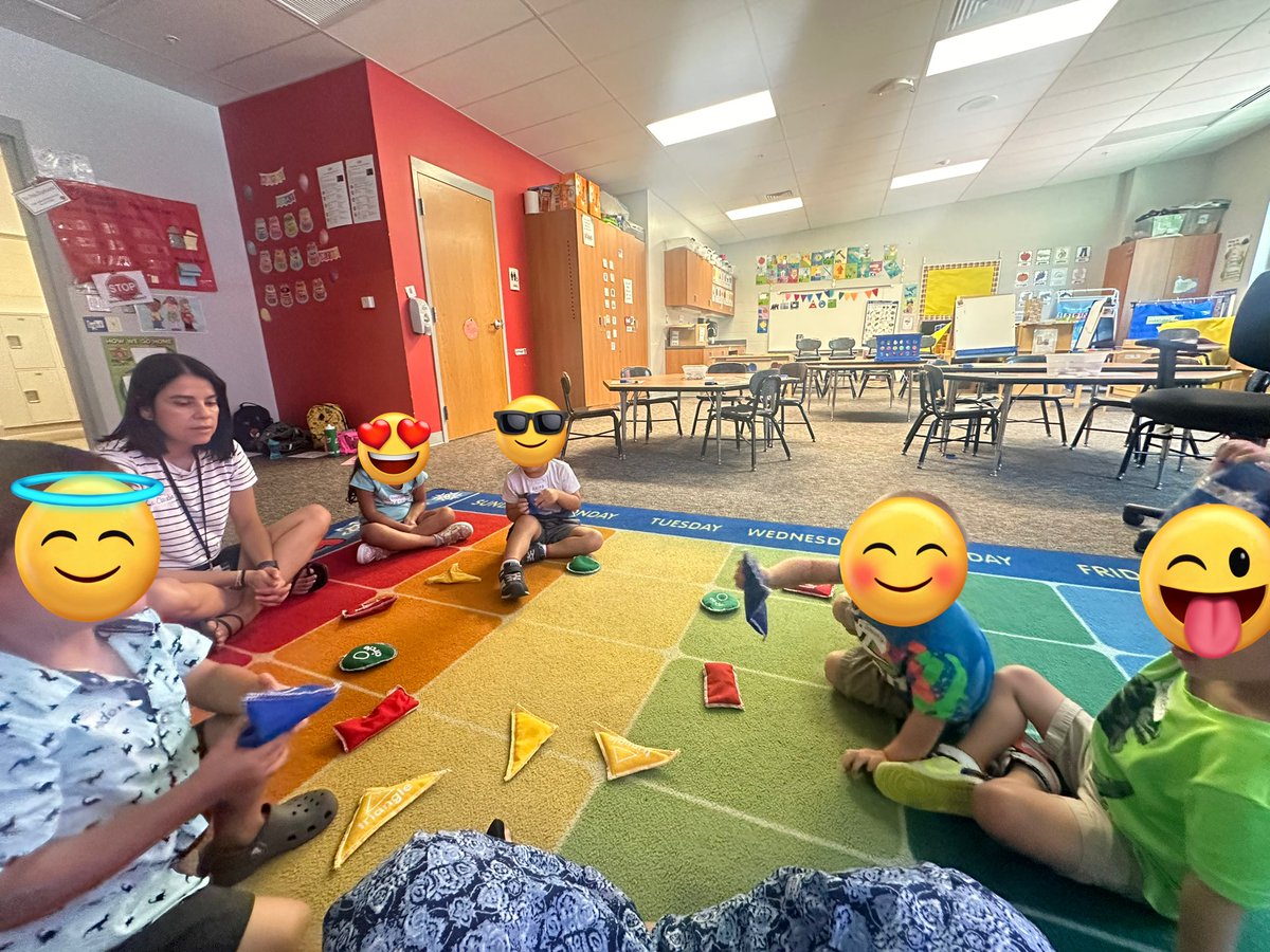 MsLoomer's tweet photo. I’m just giddy with excitement getting back to my PreK roots for the FCPS summer program “Ready for PreK”. This group of learners is not only sweet and hard working but after just day one is going to be SO ready to start their first year strong in the fall! #ecefcps https://t.co/WlomSet6WM