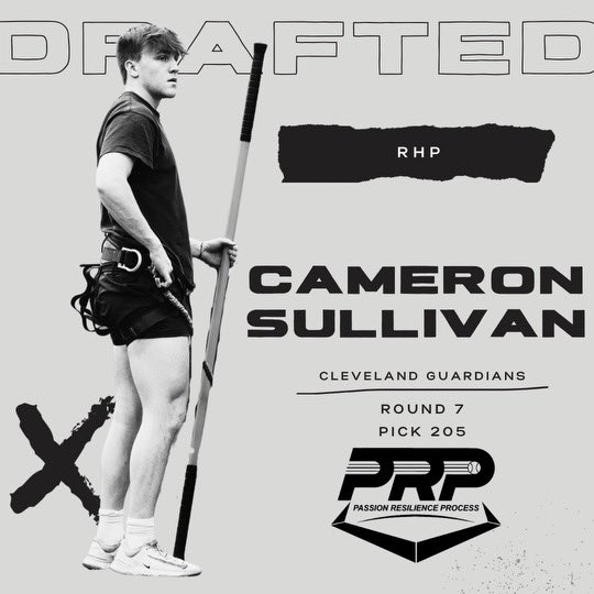 PRPBaseball101's tweet image. Congrats to @CamSully24 on getting drafted by the @CleGuardians!

It’s been a pleasure watching you develop the last 4 years.

#PRPBaseball #ProPRP
