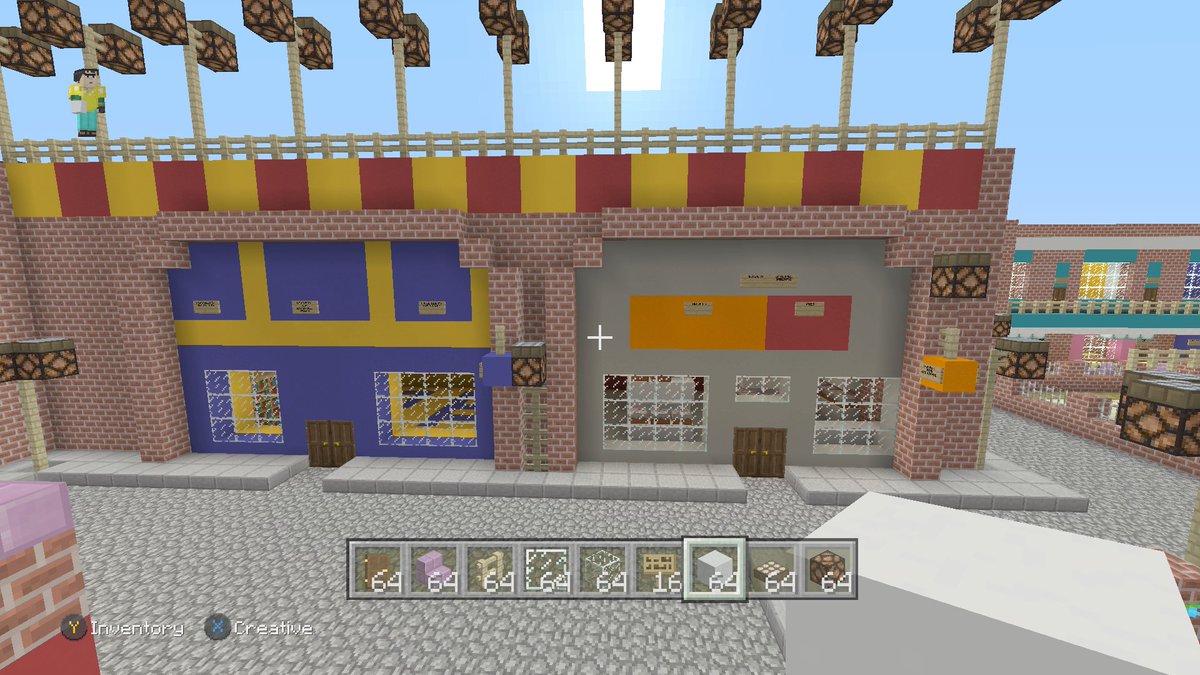 dannygoodall25's tweet photo. The new Shop on Coronation Street has been added and it's a Sainsbury's /Argos! #corrie #newset #minecraft #sainsburys #argos #haystravel #newlook #Minecraftbuilds #weatherfield #iconicstreet @itvcorrie https://t.co/JL9gkT6srX