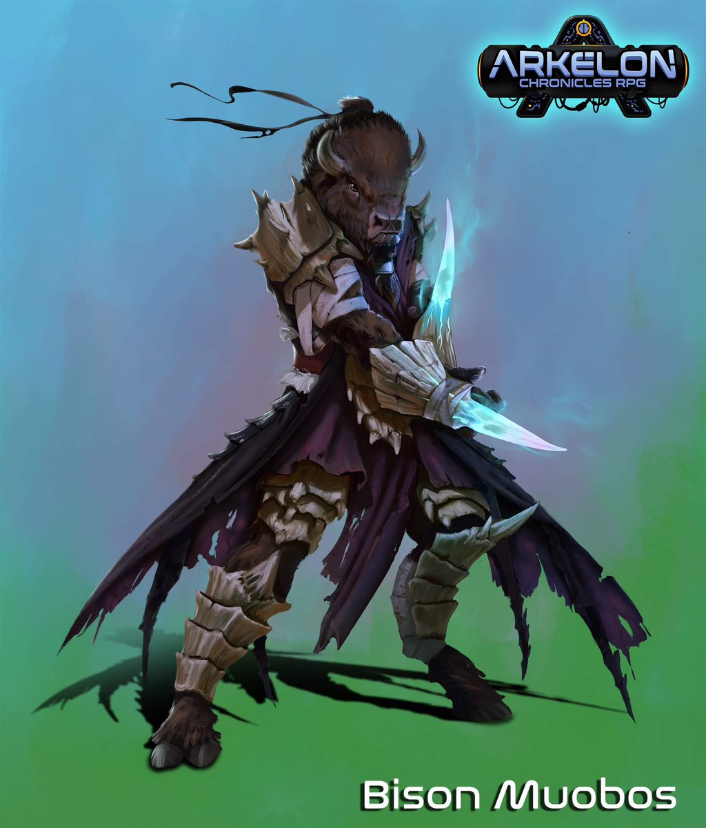 "You may lack integrity, but I offer you one last chance to honor yourself... grant me a fight to remember."

A new character art! A badass bison Dragon Knight 🐉 by <a href="/eddieyorke/">Eddie Yorke - Fantasy Art</a>