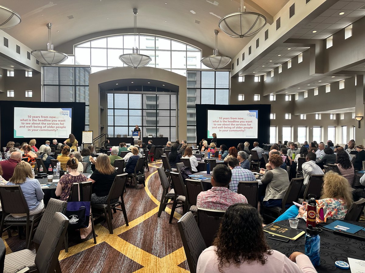 ReframingAging's tweet photo. The National Center to Reframe Aging's @tdanton presented principles to #ReframeAging yesterday at @ACLgov's 2024 OHIC National Conference. Who else is at #OHIC this week? https://t.co/vgBGMBepq7