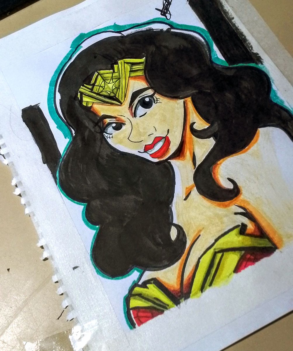 DrawMigue's tweet photo. Nuevo dibujo de #wonderwoman #dccomics #dc #fanart #mystyle #draw #drawing #ilustration #cartoon #color #colored #art #dibujo #ilustracion #arte #pinupgirl #pinup #TakaDraw #MigueDraw 🛡️🛡️ https://t.co/n6oDco94pw