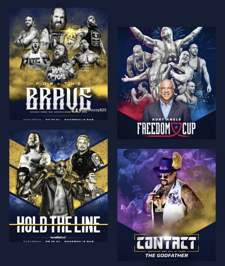 FrontlineProWI's tweet photo. 🚨MARK YOUR CALENDARS🚨

It’s a busy second-half of the year at our home base at #BakervilleBar in MARSHFIELD, WI!

7/27 #ForTheBrave feat. #SWOGGLE @DylanPostl 

8/10 #HoldTheLine

11/16 #FreedomCup 2024 feat. @RealKurtAngle 

12/14 #CONTACT feat. #TheGodfather

 #JoinTheFight https://t.co/ip2SWrtHeF