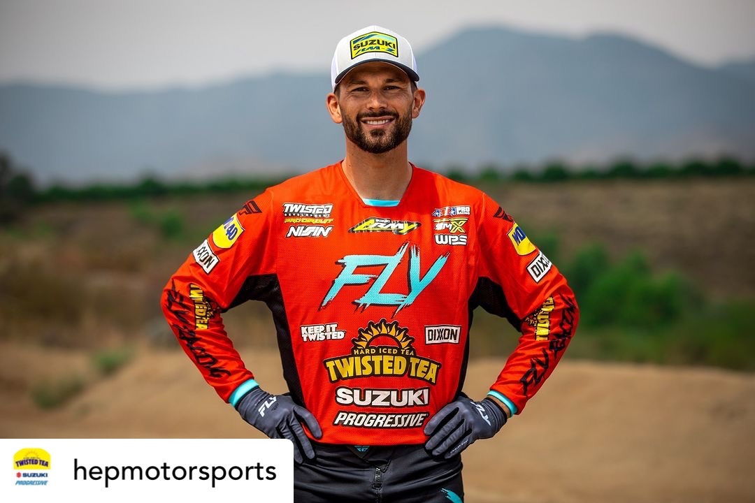 suzukicycles's tweet photo. #repost @hepmotorsports The Twisted Tea H.E.P. Suzuki presented by Progressive Insurance team welcomes Colt Nichols to the team for the remainder of the championship season!
@twistedtea @suzukicycles @flyracingusa
#RMarmy #SuperMotocross #ColtNichols https://t.co/lC87kK39hC