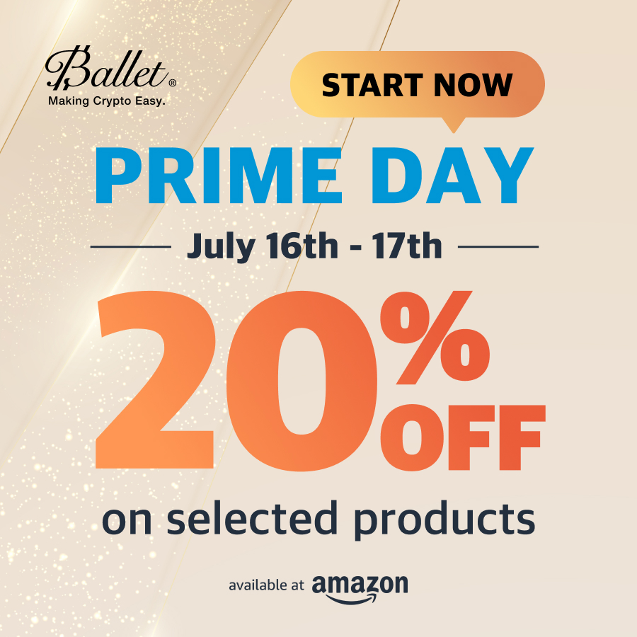 BalletCrypto's tweet photo. #PrimeDay is here! 🎉 From July 16-17, Amazon Prime customers can score exclusive deals on select Ballet products. 🔥 Don’t miss out! #AmazonPrimeDay #BalletCrypto #PrimeDeals https://t.co/n2ImAJIa8e