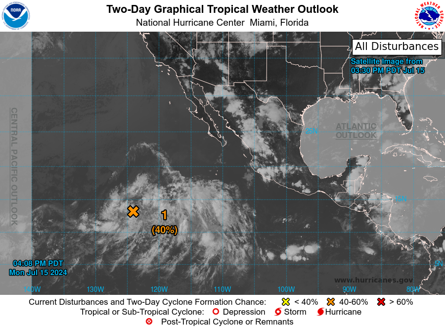 LimWeather's tweet photo. D61 EPAC #HurricaneSeason2024 8pm EDT
New AOI out at sea has 40% chance in 2 and 7 days to become a TC out at sea well away from landmasses like #mexico
Next name: #Bud
Next Invest number: #Invest92E
#Tropicswx #wxtwitter #HurricaneSeason #wxx #92E #EP92 https://t.co/LrL3EuibkE