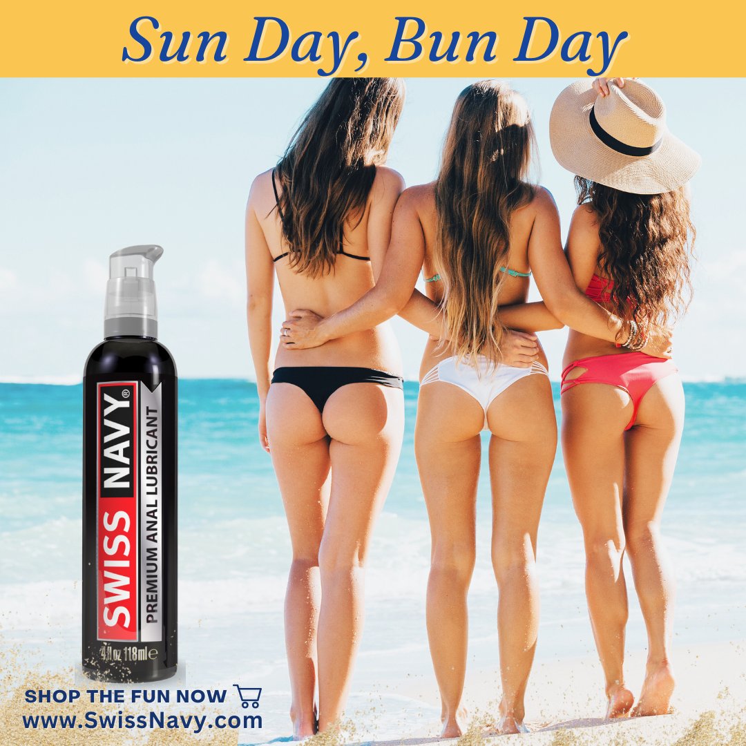 UseSwissNavy's tweet photo. Sun-day Bun-day! πππ§΄ #sunday #sexisfun #swissnavy #usemorelube