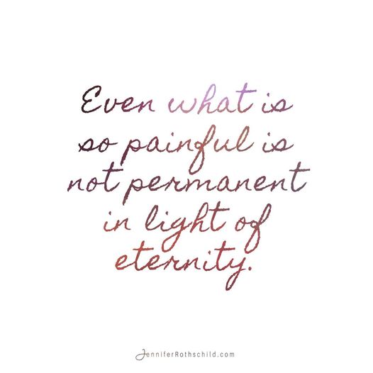 Jennifer Rothschild (@jennrothschild) on Twitter photo Earth is short but heaven is long. The same goodness and mercy that pursues us, propels us toward our heavenly home. So, even now, we can set our minds on heaven and the things of heaven. When we do, the earth issues that feel so big get right-sized in light of eternity. Earth is short but heaven is long. The same goodness and mercy that pursues us, propels us toward our heavenly home. So, even now, we can set our minds on heaven and the things of heaven. When we do, the earth issues that feel so big get right-sized in light of eternity.