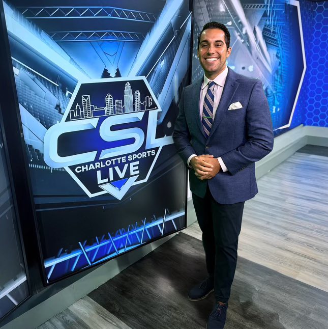 Jellis1016's tweet photo. Some news: I’m very excited to share I’ll be heading down to Charlotte to join the great sports team at @Queen_City_News — the TV home of the Carolina @Panthers! 

Very much looking forward to this new challenge in my journey and seeing all that the Carolina’s have to offer! 💪🏼😀 https://t.co/iYJIPAQZEE