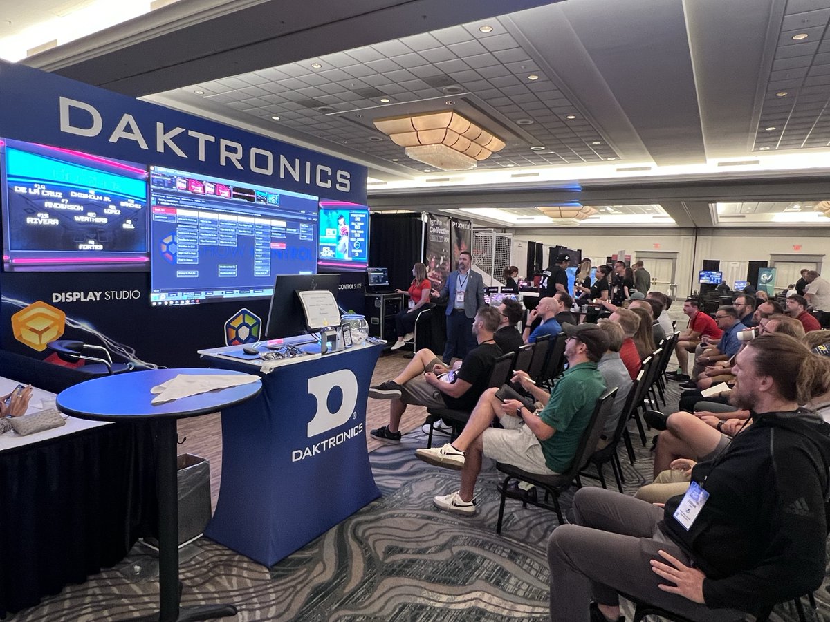 Daktronics's tweet photo. Thank you to everyone who stopped by our booth and watched our showcase featuring Camino at #IDEA2024! #IDEAontheweb #IDEASTL #IDEAStLouis @ideaontheweb https://t.co/qrS2Tghhyt