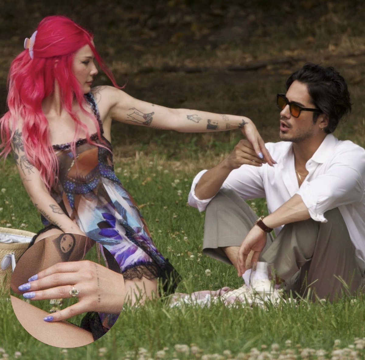 TheHalseyRoom's tweet photo. Halsey and Avan Jogia are now apparently engaged! 💖💍 https://t.co/zWh1rHglwD