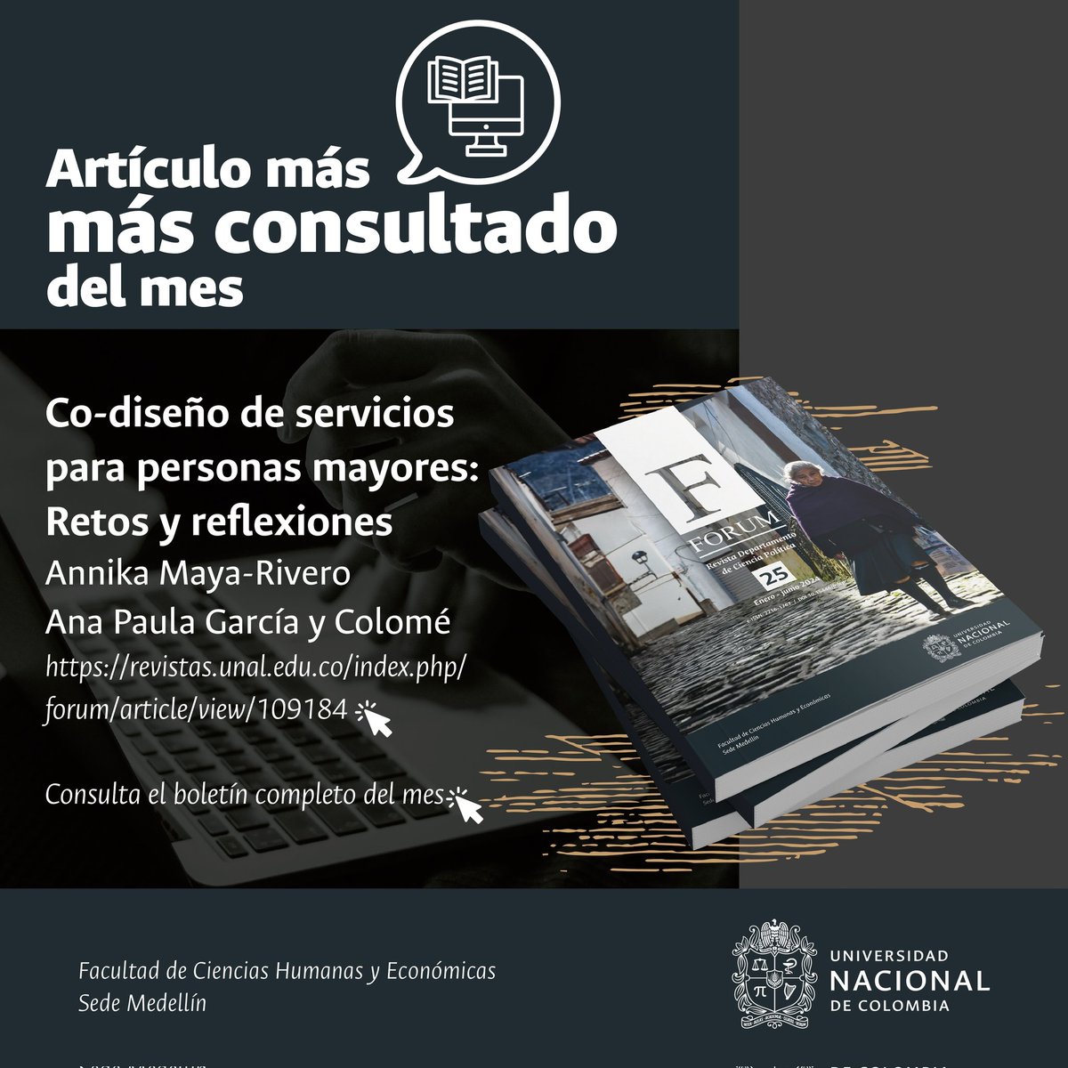 Forum_revista's tweet photo. 💻El mes de junio nos dejó el siguiente artículo como el más consultado. 
De consulta libre, accede a nuestra edición 25, dirigida por el Dr. Alejandro Klein. 
📍recuerda citar nuestro contenido
#sociedad #Estado #solidaridad #intergeneraciones #seguridad #adaptación https://t.co/EoE6jh7ku3