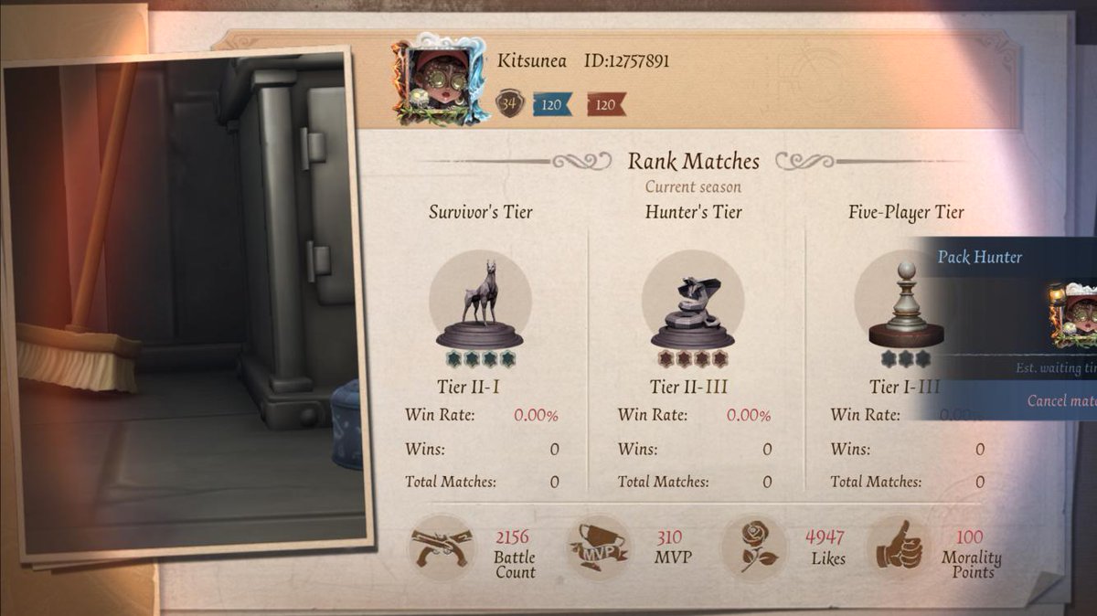 ThicCosKitty's tweet photo. I'm playing Identity V. Fancy a game? https://t.co/HgMwJhU6CZ