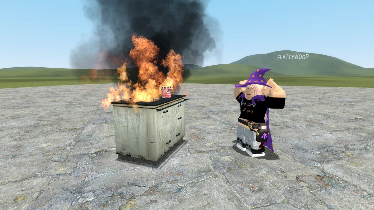 Tealthethird's tweet image. chat i think the ice cream was cooked well-done #ROBLOX #gmod