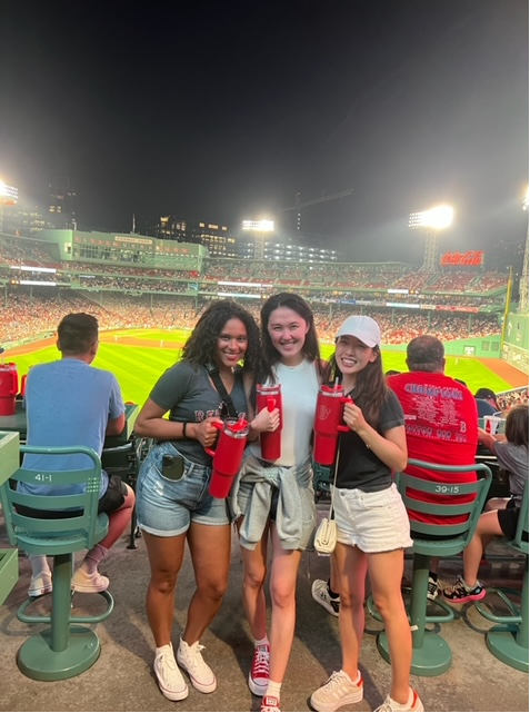 BrighamPharmacy's tweet photo. BWH Pharmacy had a great time at the @RedSox game last week! So grateful we didn't get rained on this year! ⚾️🧢🌭 #TwitteRx https://t.co/nrEsvWd1nu