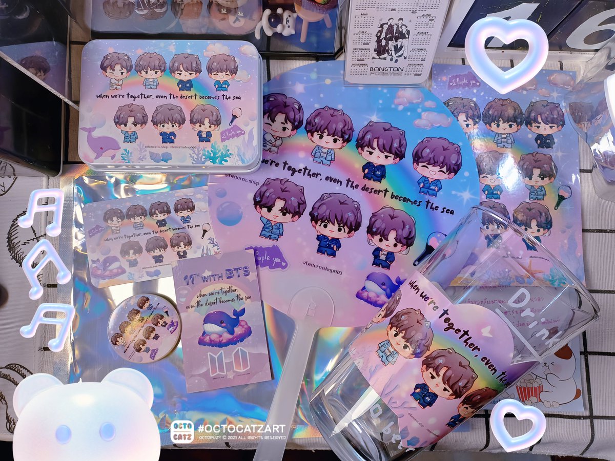 OctopuzyC's tweet photo. #BetterMprojects รูปรีวิวเพิ่มเติม💜💙 น่ารักไปหมดด ถ่ายยังไงก็ฟรุ้งฟริ้งสุดๆ🐳🩵🌈🦄🪽🦋🪻
#OCTOUNBOX https://t.co/lblTL8nI3u