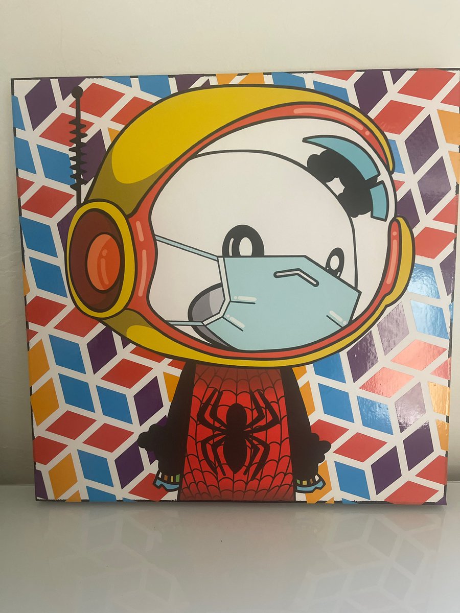 critterzcoin's tweet image. End production from our Spaces yesterday.  Spacey Spider 🧑‍🚀🕷️