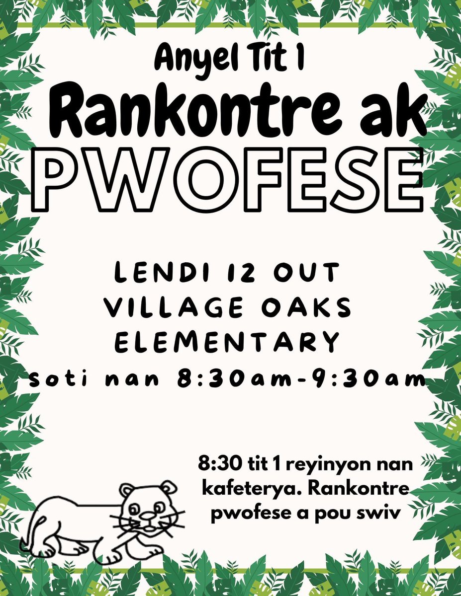 Village Oaks Elem tweet media