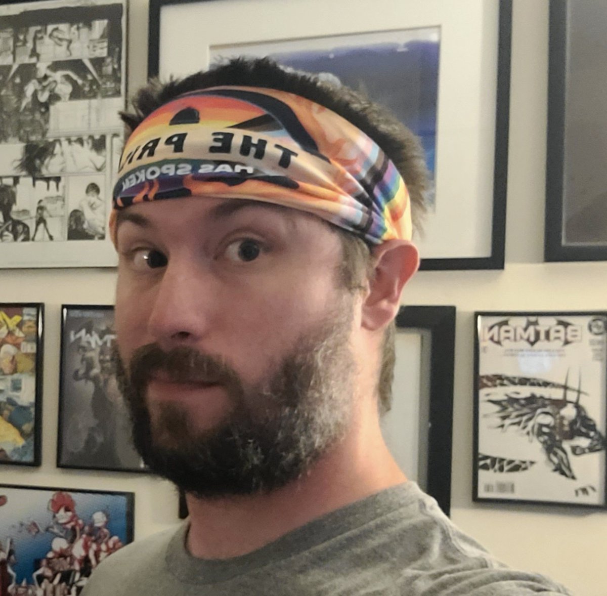 First survivor buff. Not sure how I should wear it. #thepridehasspoken #rhap