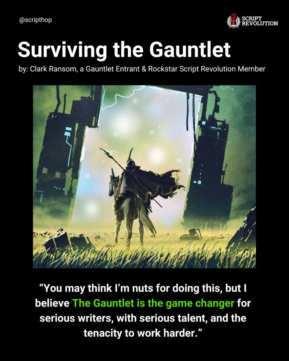 ScriptHop's tweet photo. Clark Ransom gives you access to a behind-the-scenes review of his script’s feedback after its run on the #ScriptHopGauntlet.

Read the full article here: https://t.co/Sw0REQiQqU https://t.co/DsmEEABHi9