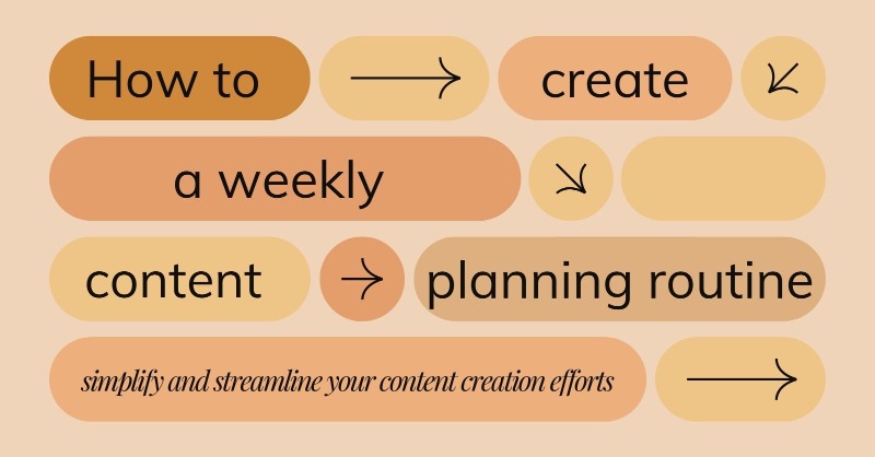 nancycasanova's tweet photo. You can implement a weekly content planning routine by completing only 3 tasks per day. 

This approach makes it manageable and easy to implement. 

Let’s break it down and take the first step towards a more streamlined and successful content strategy.