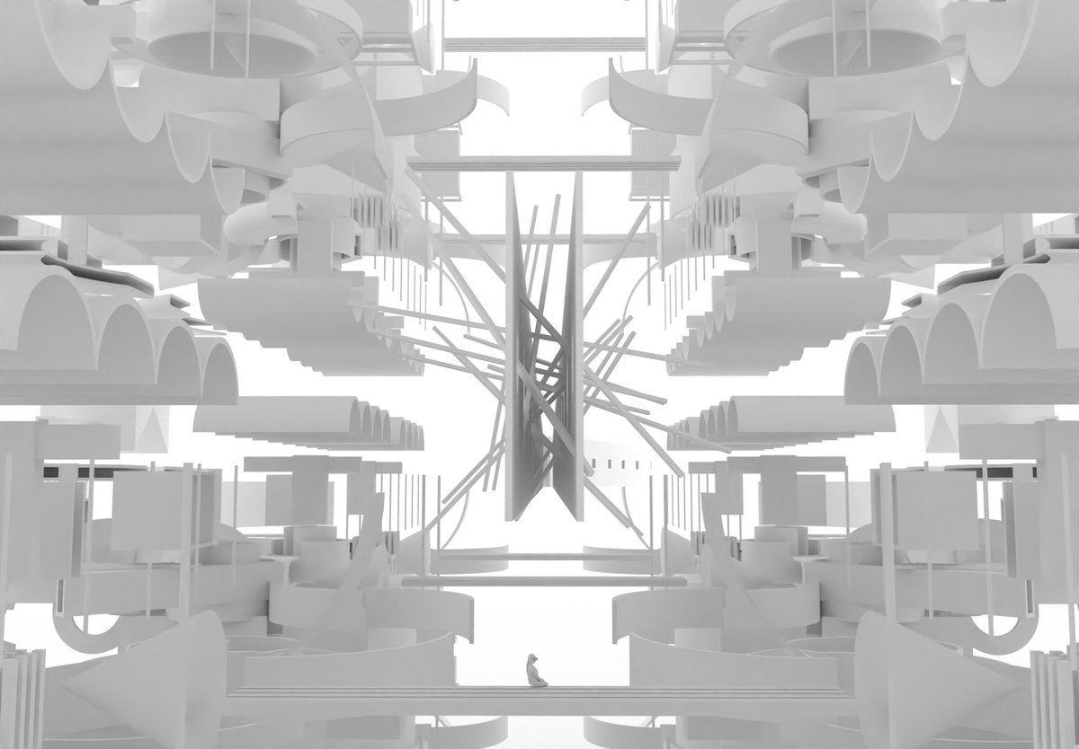 GO_izm's tweet photo. 4月にTEDxUTokyoで展示した岡本斗志貴とのプロジェクト、HYPER NATURE In Your Mind にて、バーチャル空間の建築をデザインしています。
@HYPER_NATURE_ https://t.co/VNwr8Lpccj