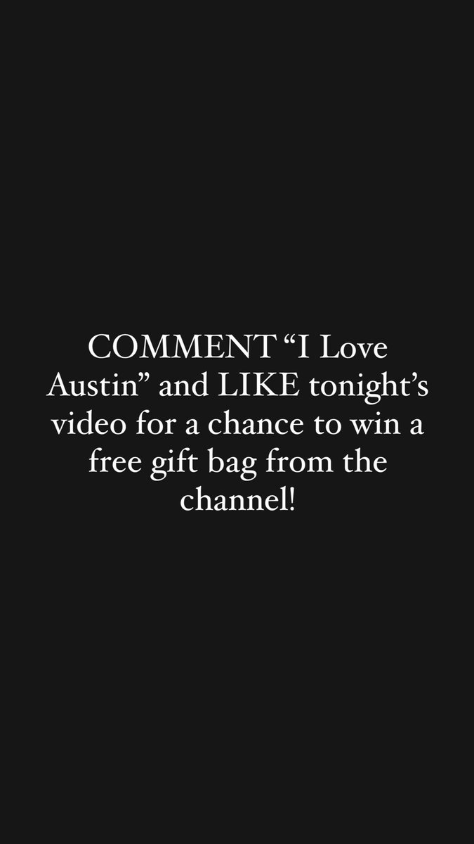 PFilesOfficial's tweet photo. Tonight’s premiere starts at 8:00 PM CST.

COMMENT “I Love Austin” and LIKE tonight’s video for a chance to win a free gift bag from the channel!

https://t.co/bWUQg4aujB https://t.co/xc8AsjpMBL
