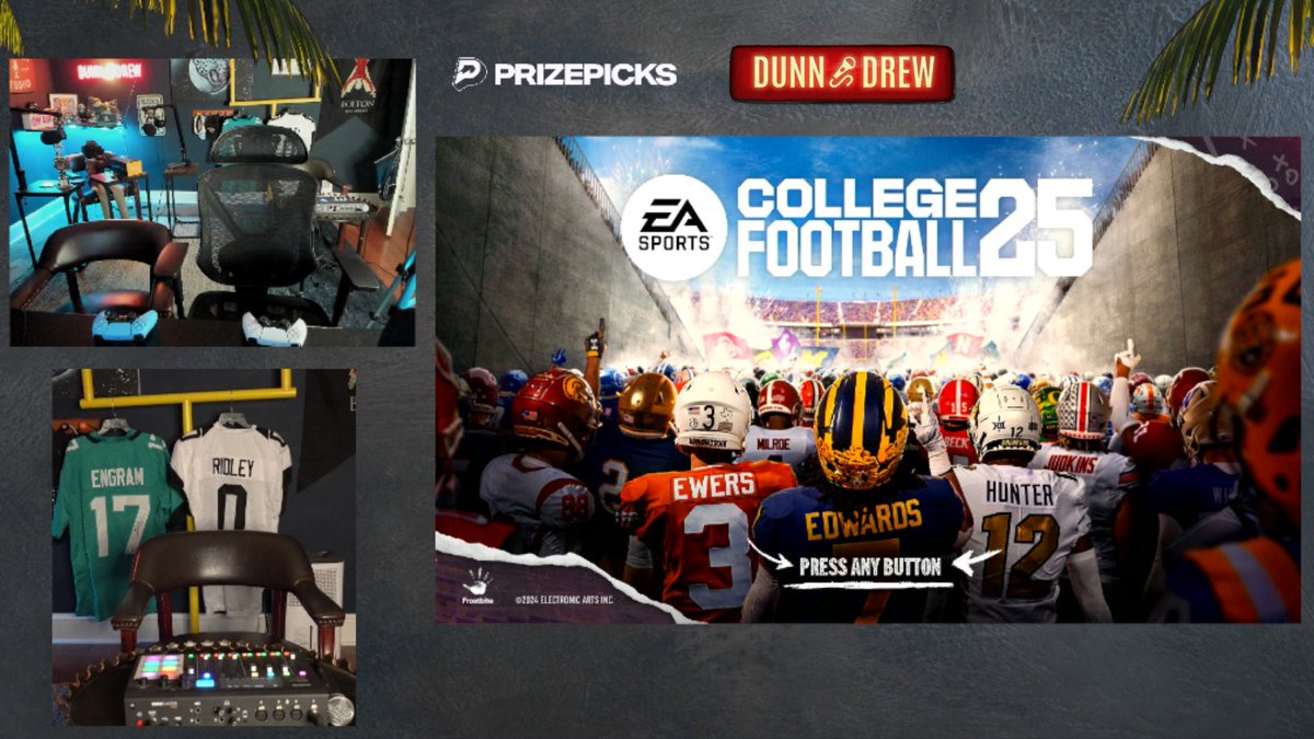 Dunn and Drew returns tomorrow at 8 p.m. ET

- Dunn and Drew cam
- Jack cam
- College Football 25 cam 

Can we coach FAU to the playoffs? Will Penn State finally beat Ohio State? Will Jack play a video game for the first time ever?