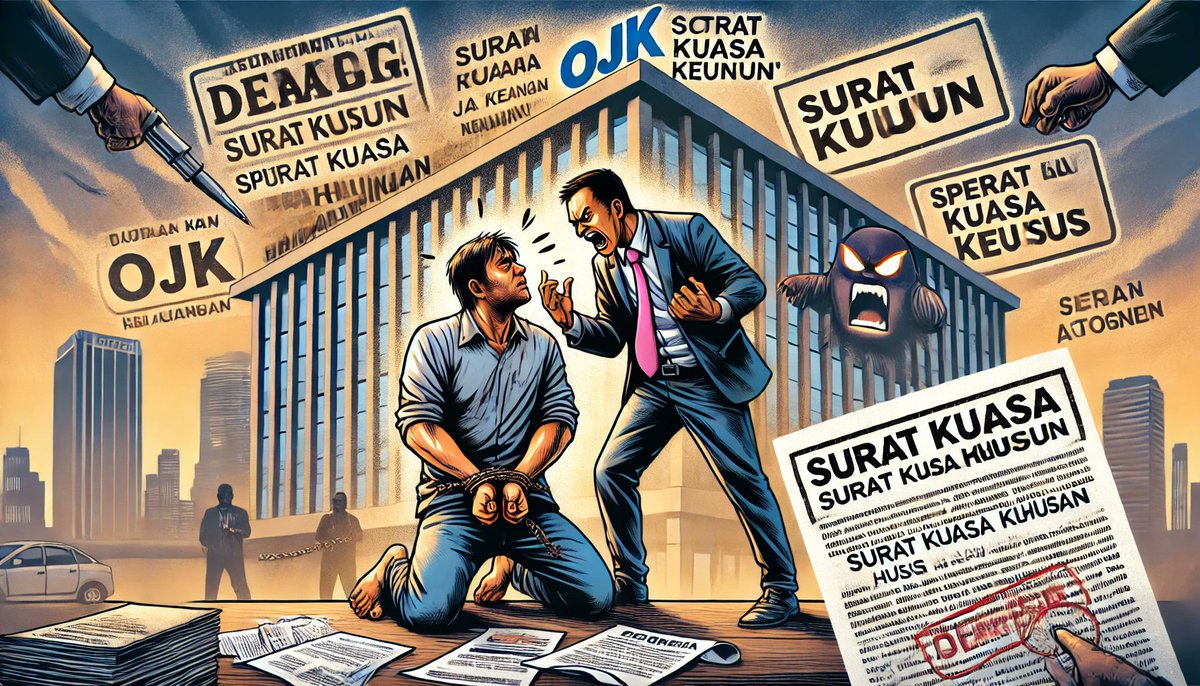 literasihukum's tweet image. Debt Collector Sewenang-wenang? Kenali Hak Anda dan Lindungi Diri dari Penagihan Ilegal!

Artikel ini membahas kasus penagihan hutang secara sewenang-wenang oleh debt collector di Indon...

literasihukum.com/debt-collector…

#hutangpiutang #Perdata #pidana