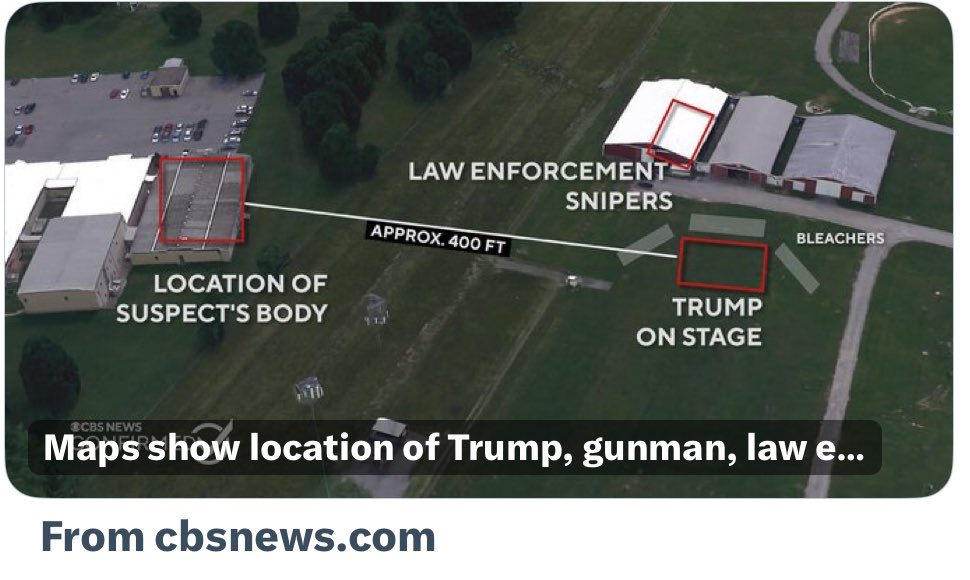 MDPhitrader's tweet photo. That poor boy was their sacrificial lamb. To stage a fraud. 

An actual .223 round would explode ear cartilage. Further at this angle (see pic) his occipital lobe would have been blown out. His hair and collar would not remain so pristine.

There are many parts to this situation that are deeply troubling. Lives lost with few details provided, such as the exact location of victims in the crowd.

It's alarming that the Secret Service allowed a former POTUS to stand up and fist pump, fully exposed, amid an alleged assassination attempt, and to yell "fight, fight, fight."

The shooter being a registered Republican and an active assault rifle collector adds another layer of concern.

No blood on the palm of the hand at any time is particularly disturbing. As someone who has treated many wounds, I know we all instinctively check a wound we cannot see. This aspect is very disconcerting to me.

Here's the piece I can't get past. As a 50+ year old physician I find it very troubling that there's no statement from the hospital or doctor who treated Trump for his "injury", now 24 hours out. Why the silence? In my experience, there's always a briefing. Where was the press? Traditionally in this scenario they would want an update in real time on where he was taken and his status. There was nothing.
#MedicalEthics #PublicTrust