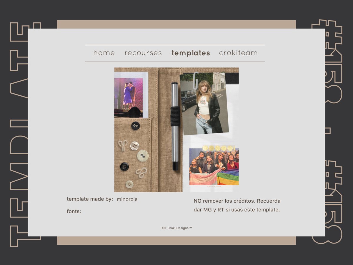 CrokiDesigns's tweet image. Template #𝟷𝟻𝟾 ˒ @minorcie 

Template disponible en 𝗣𝗡𝗚. Favor de no retirar la marca de agua. Deja tu 𝗠𝗚/𝗥𝗧 si lo usas.

⤷ drive.google.com/drive/folders/…