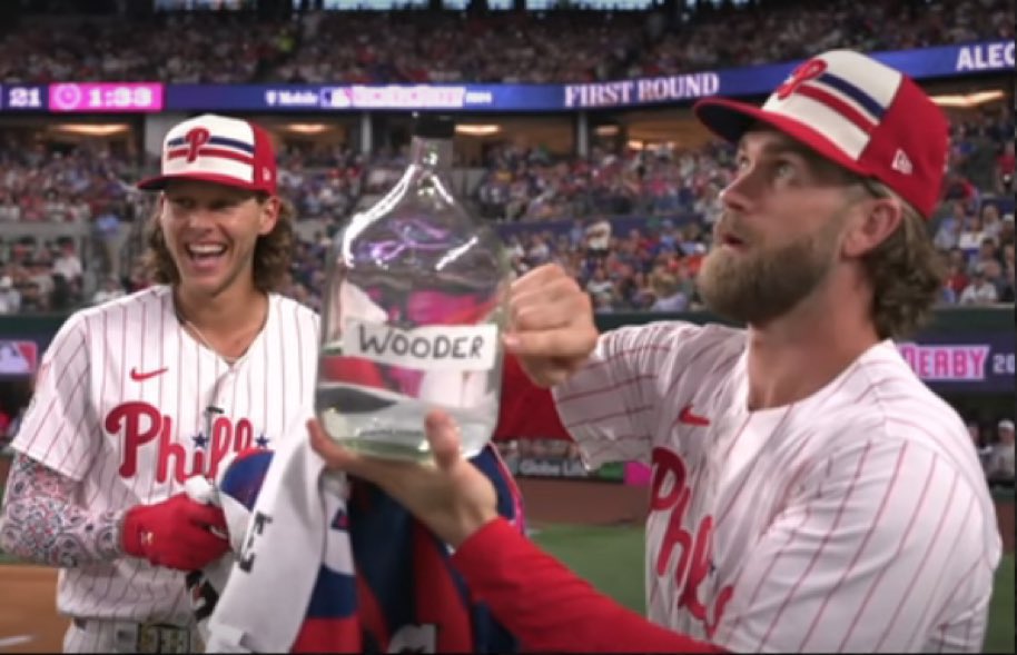 PhilliesNation's tweet photo. “Wooder” has taken the national stage, thanks to Bryce Harper. https://t.co/n1VrEOMFtu