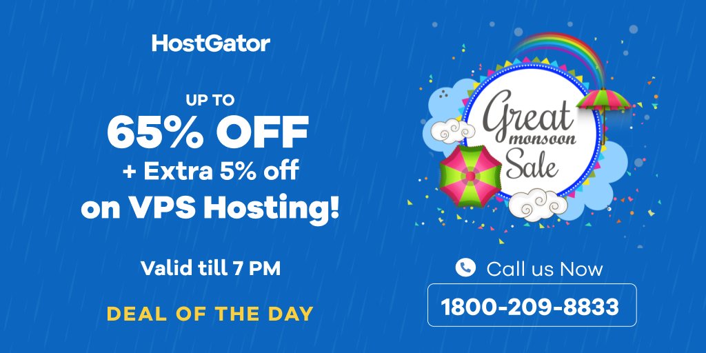 HostGator India tweet media