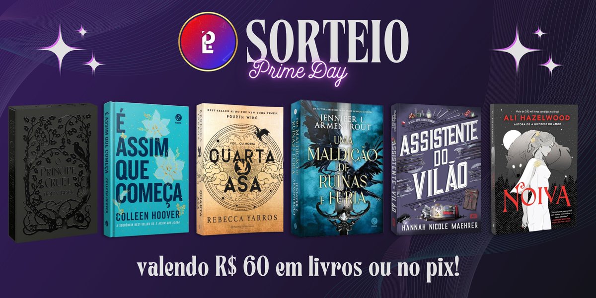 AlertaPromos's tweet photo. 🚨SORTEIO #PrimeDay2024

🏆Prêmio: R$ 60 reais em livros, ou no pix!

📃Regras:
- Seguir 
@AlertaPromos
 - Dar RT nesse tweet (sem citar)
- estar/ entrar no canal de telegram abaixo!

Resultado: 21/07
Boa sorte ❤️💕 https://t.co/caiPUu4sZW