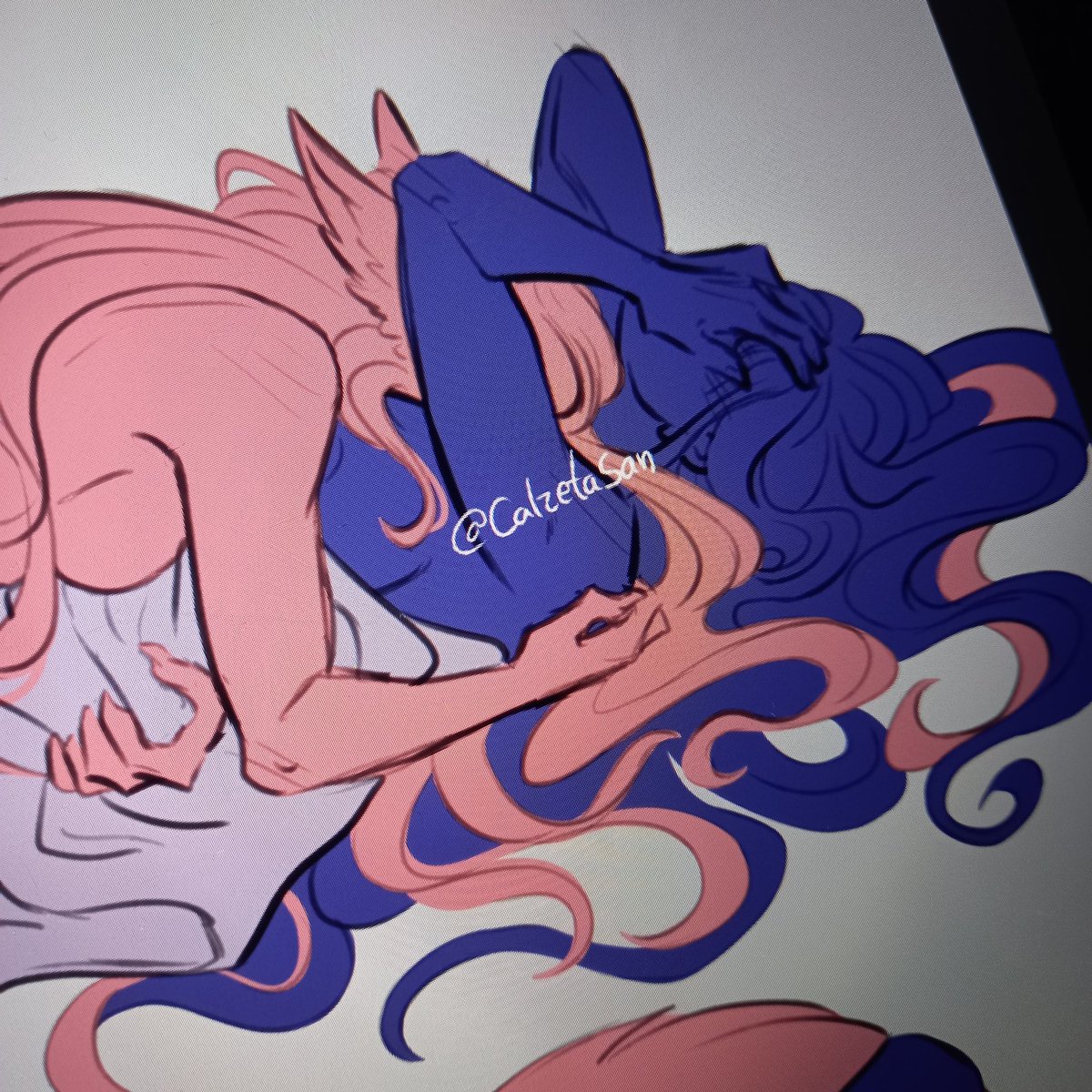 CalzetaSan's tweet photo. #YaeEi #eimiko wips, pretty colors ship I go brrr https://t.co/jyKIeyPvOM
