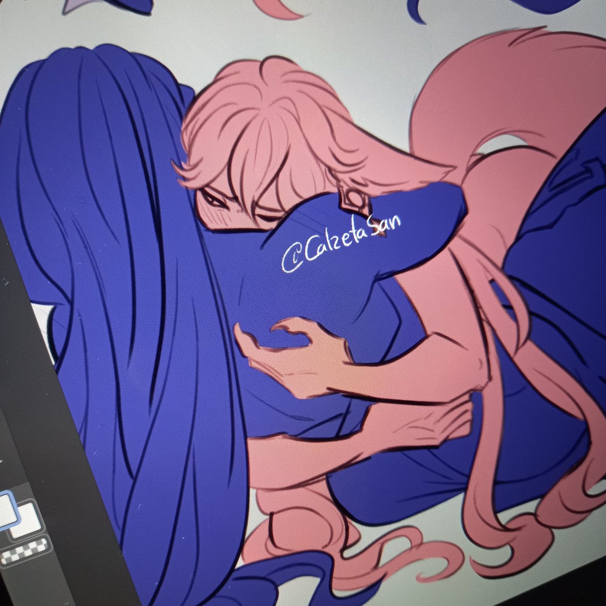 CalzetaSan's tweet photo. #YaeEi #eimiko wips, pretty colors ship I go brrr https://t.co/jyKIeyPvOM