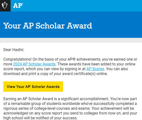 HashirDdungu's tweet photo. An exciting day! Today, I received an email from @AP_Trevor, Senior Vice President, AP &amp; Instruction, @CollegeBoard. I am humbled and I would like to send a special shout-out to my family and all my teachers @WellwoodIntlES @PikesvilleM and @DragonNationRR. I'm an #APScholar. https://t.co/uI7go0bkih